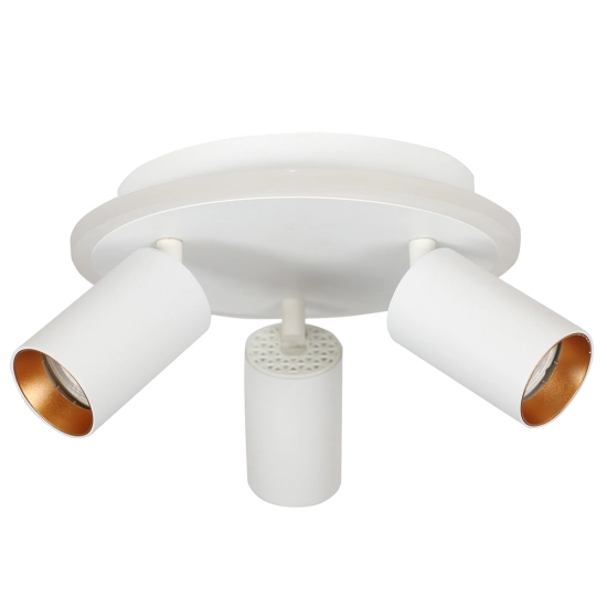 Plafon Parma 3xGU10 + 1xLED CCT biała LP-0612/3C Round WH LIGHT PRESTIGE