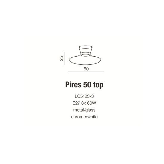 Plafon PIRES 50 AZ028 AZZARDO