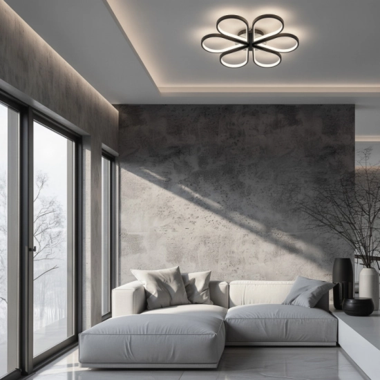 Plafon Velva czarny LED CCT LP-8432/1C BK Light Prestige - zdjęcie dodatkowe 2