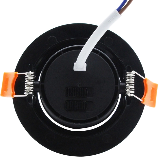 Ruchome oczko podtynkowe Plus czarne LED CCT LP-1506/1RS BK Light Prestige