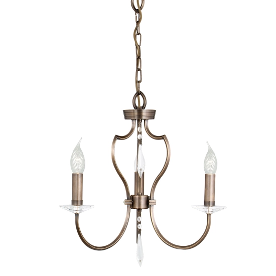 kinkiecik.pl Żyrandol Pimlico – 3 źródła światła – Ciemny brąz PM3-DB Elstead Lighting