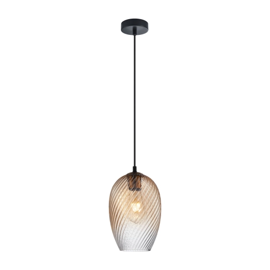 Lampa wisząca Alias PND-3663-1-BRO-AMB Italux - zdjęcie produktu