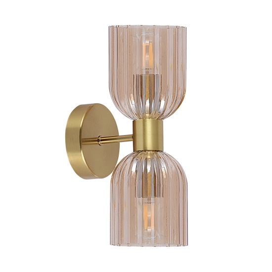 Podwójny kinkiet Piega 2xE14 LP-939/2W amber LIGHT PRESTIGE