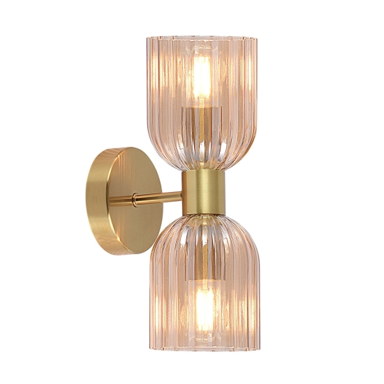 Podwójny kinkiet Piega 2xE14 LP-939/2W amber LIGHT PRESTIGE