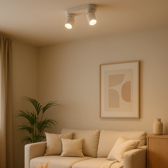 Pointa 2 spot biały 2xGU10 LP-6398/2WS WH Light Prestige
