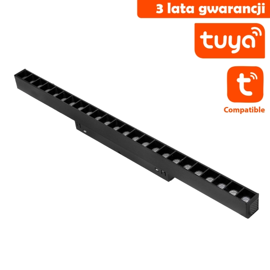Lampa LED z Diodami Do Szyn Magnetycznych DDCX-GS24-436-TY Tuya 24W Czarna CCT 1306DL DOMENO LIGHTING - zdjęcie produktu