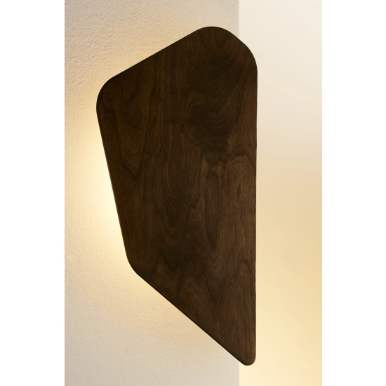 BUTTON kinkiet ciemny orzech L 41892 LED 3000K Sigma