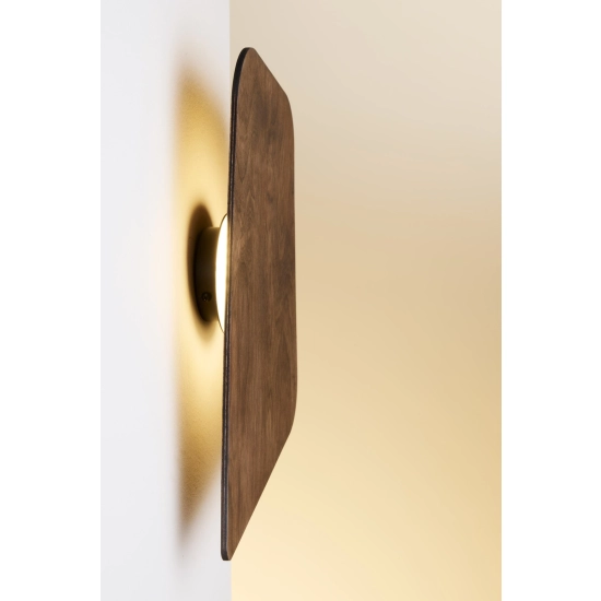 BUTTON kinkiet ciemny orzech M 41893 LED 3000K Sigma
