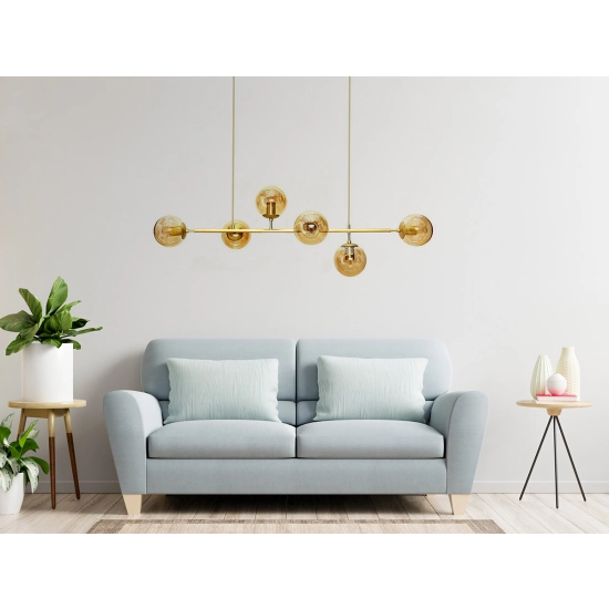 DEKORACYJNA LAMPA SUFITOWA E27 MORIS 439DL DOMENO LIGHTING - zdjęcie dodatkowe 2