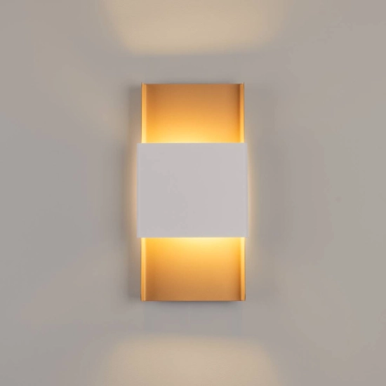 Kinkiet DURLIN złoty/biały SL.1353 SOLLUX LIGHTING