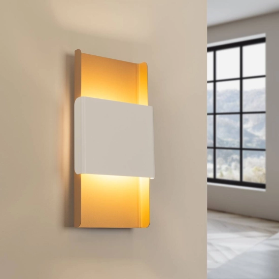 Kinkiet DURLIN złoty/biały SL.1353 SOLLUX LIGHTING