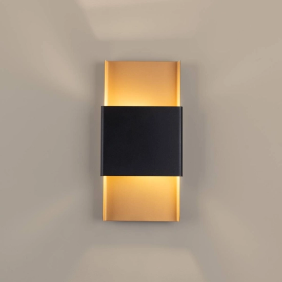 Kinkiet DURLIN złoty/czarny SL.1354 SOLLUX LIGHTING