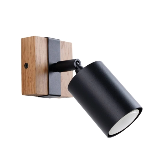 Kinkiet FAGER 1 czarny SL.1343 SOLLUX LIGHTING