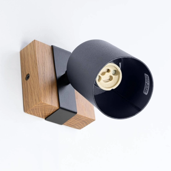 Kinkiet FAGER 1 czarny SL.1343 SOLLUX LIGHTING