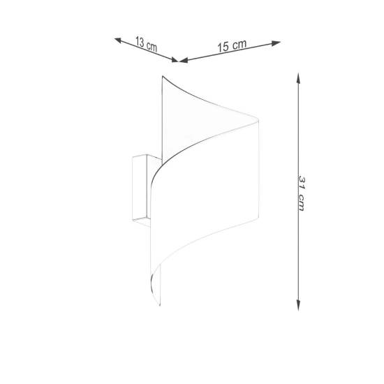 Kinkiet TALASSA biały SL.1308 SOLLUX LIGHTING