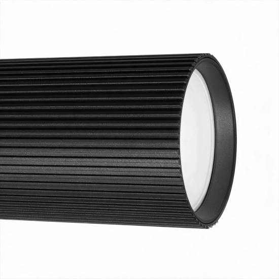 Kinkiet ryflowany Esla S1004 czarny GU10 1656DL DOMENO LIGHTING - zdjęcie dodatkowe 2