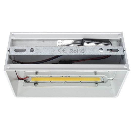 Kinkiet ścienny biały 9W A6005-3B AIGO 601DL DOMENO LIGHTING - zdjęcie dodatkowe 3