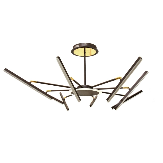 LAMPA DEKORACYJNA SUFIT 38W + PILOT - BRĄZ - ZŁOTO DL-F07 FARO 446DL DOMENO LIGHTING - zdjęcie dodatkowe 1