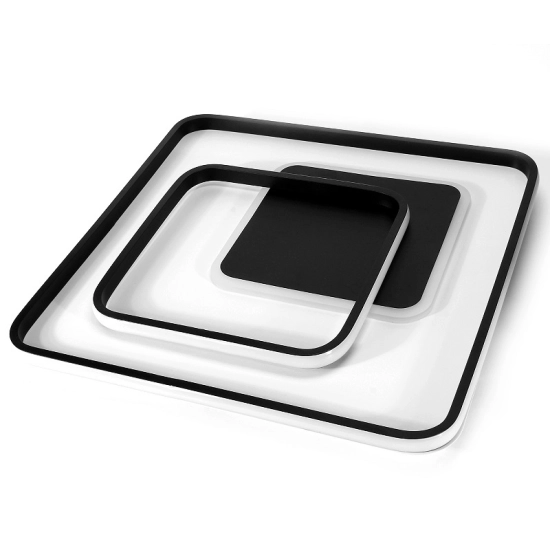 LAMPA SUFITOWA PLAFON LED LINIE I KWADRATY 88W + PILOT DL-G04 QUADRA 411DL DOMENO LIGHTING - zdjęcie dodatkowe 3