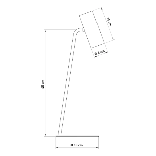 LEDA lampka reflektor ceglany 41742 RAL 4040 Sigma