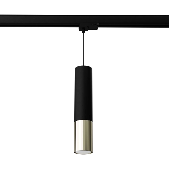 Lampa wisząca 3-fazowa LOOPEZ czarny/złoty GU10 3000K 7W 510lm MYL.00014 MAKE YOUR LIGHT
