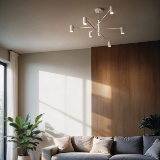 Lampa 6 x spot GU10 DD-40 biała SIENA 1225DL DOMENO LIGHTING - zdjęcie dodatkowe 4