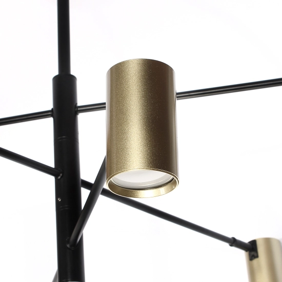 Lampa 6 x spot GU10 DD-40 czarno-złota SIENA 1119DL DOMENO LIGHTING - zdjęcie dodatkowe 1