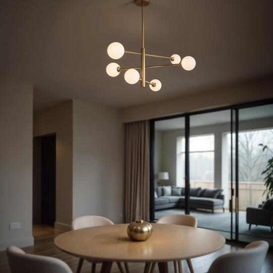 Lampa Dekoracyjna AM201 6xG9 Złota GARDA 1246DL DOMENO LIGHTING - zdjęcie dodatkowe 1