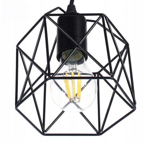 Lampa Loft Brylant okągła 3xE27 502DL DOMENO LIGHTING - zdjęcie dodatkowe 2