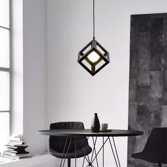 Lampa Loft Sweden PZE-542 Czarna 505DL DOMENO LIGHTING - zdjęcie produktu