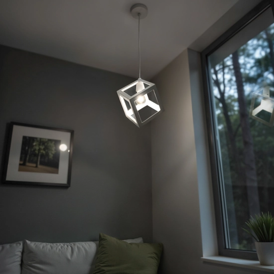 Lampa Loft Sweden PZE-542 Biała 1271DL DOMENO LIGHTING - zdjęcie dodatkowe 2