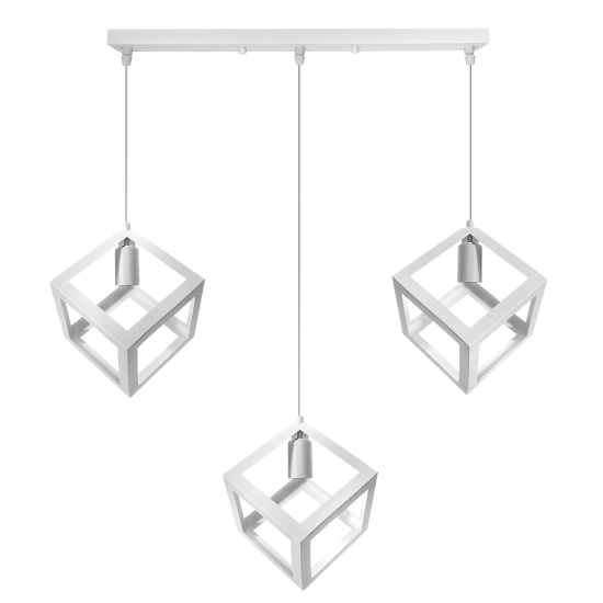 Lampa Loft Sweden Prosta PZE-2320 Biała 1270DL DOMENO LIGHTING - zdjęcie dodatkowe 3