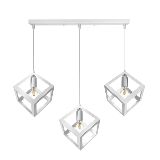Lampa Loft Sweden Prosta PZE-2320 Biała 1270DL DOMENO LIGHTING - zdjęcie dodatkowe 1