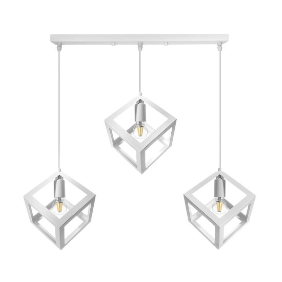 Lampa Loft Sweden Prosta PZE-2320 Biała 1270DL DOMENO LIGHTING - zdjęcie dodatkowe 2