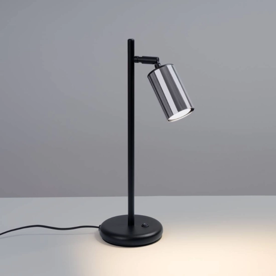 Lampa biurkowa WINX czarny/chrom SL.1373 SOLLUX LIGHTING