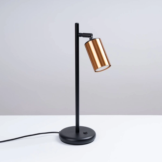 Lampa biurkowa WINX czarny/miedź SL.1381 SOLLUX LIGHTING