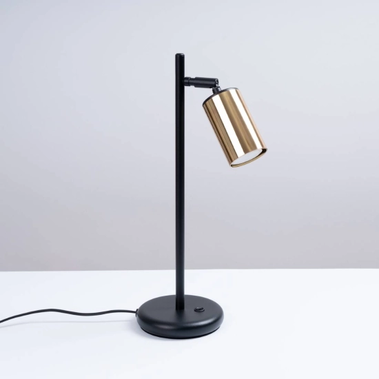 Lampa biurkowa WINX czarny/złoty SL.1389 SOLLUX LIGHTING