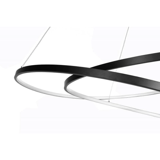 Lampa wisząca DIMM DOUBLE RING 122W + Pilot