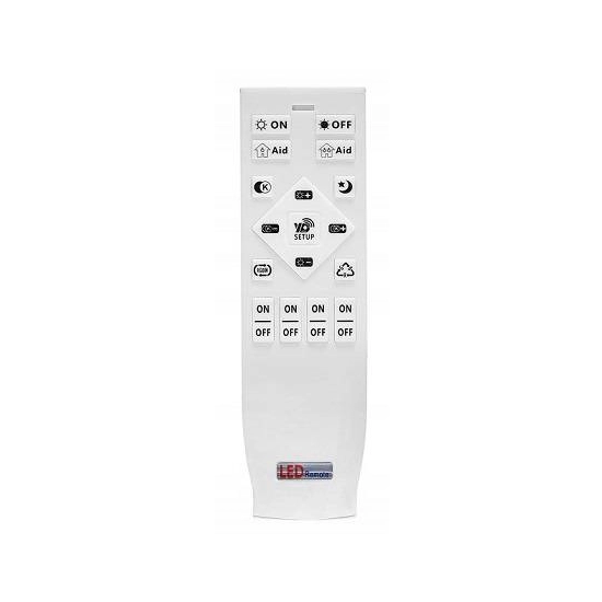 Lampa wisząca DIMM DOUBLE RING 122W + Pilot