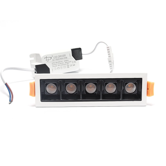 Lampa liniowa Led podtynkowa 10W 4000K biała JDL-5T 583DL DOMENO LIGHTING - zdjęcie dodatkowe 2