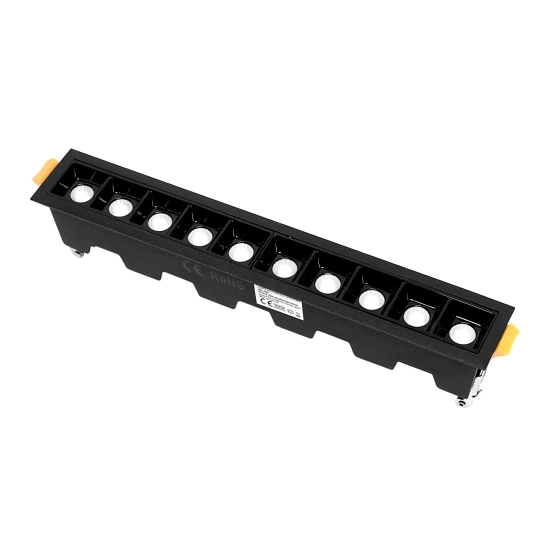 Lampa liniowa Led podtynkowa 20W 4000K czarna JDL-10T 587DL DOMENO LIGHTING - zdjęcie produktu