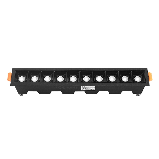 Lampa liniowa Led podtynkowa 20W 4000K czarna JDL-10T 587DL DOMENO LIGHTING - zdjęcie dodatkowe 3