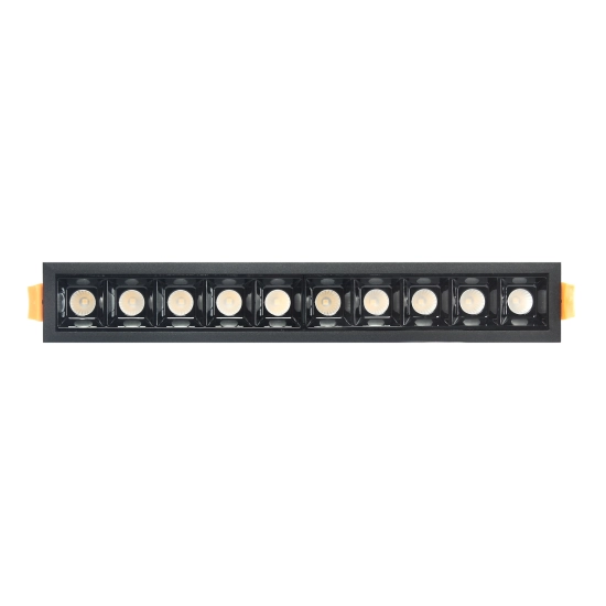Lampa liniowa Led podtynkowa 20W 4000K czarna JDL-10T 587DL DOMENO LIGHTING - zdjęcie dodatkowe 5