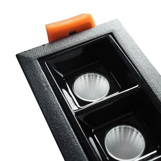 Lampa liniowa Led podtynkowa 30W 3000K czarna JDL-15T 590DL DOMENO LIGHTING - zdjęcie dodatkowe 4
