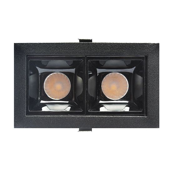 Lampa liniowa Led podtynkowa 4W 3000K czarna JDL-2T 580DL DOMENO LIGHTING - zdjęcie dodatkowe 3