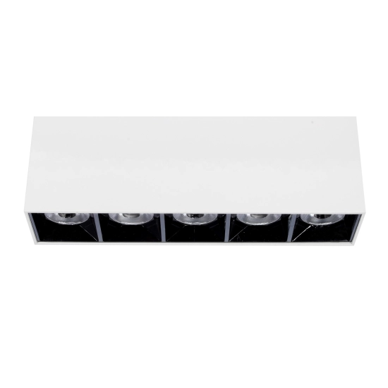Lampa liniowa natynkowa 15w 4000K biało-czarna JDL-3T 1060DL DOMENO LIGHTING - zdjęcie dodatkowe 2