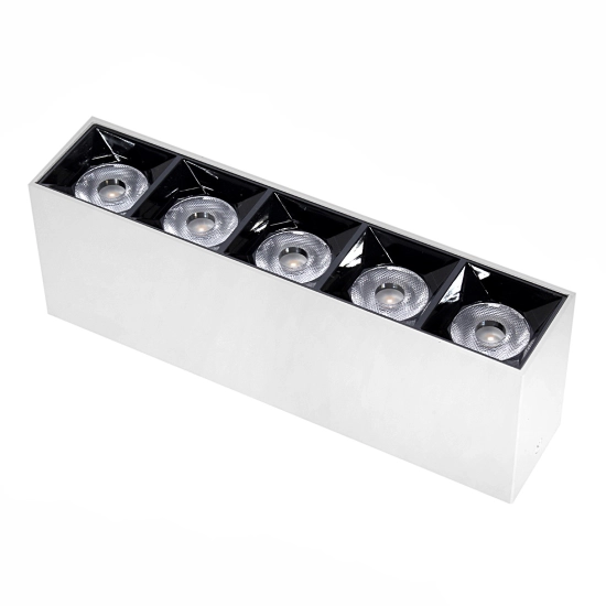 Lampa liniowa natynkowa 15w 4000K biało-czarna JDL-3T 1060DL DOMENO LIGHTING - zdjęcie dodatkowe 3