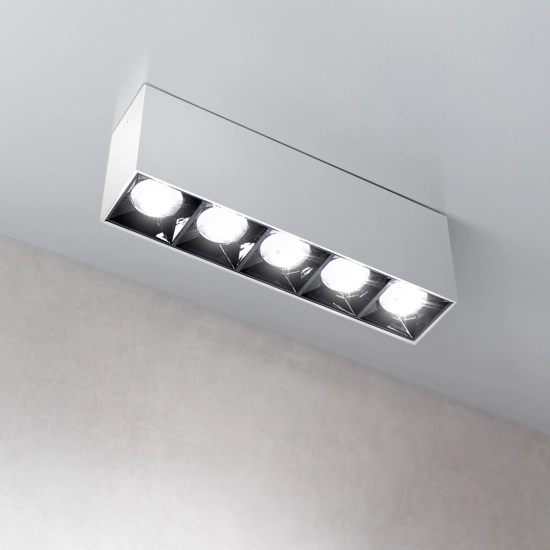Lampa liniowa natynkowa 15w 4000K biało-czarna JDL-3T 1060DL DOMENO LIGHTING - zdjęcie dodatkowe 1
