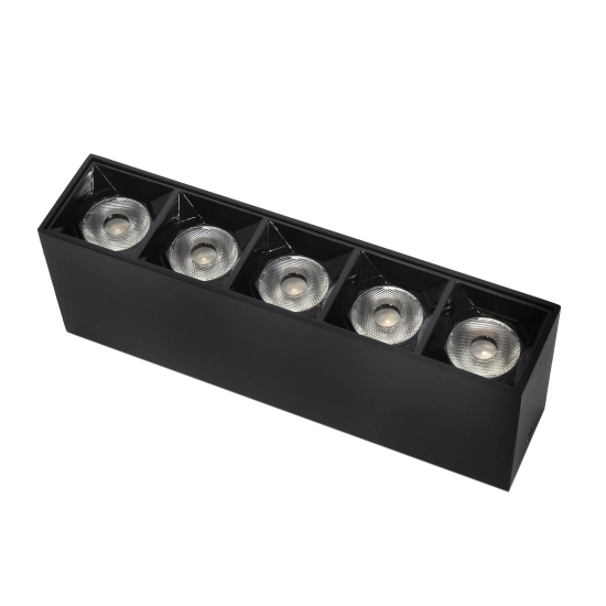 Lampa liniowa natynkowa 15w 3000K czarna JDL-3T 1061DL DOMENO LIGHTING - zdjęcie dodatkowe 3