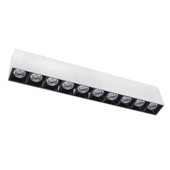 Lampa liniowa natynkowa 30w 3000K biało-czarna JDL-4T 1063DL DOMENO LIGHTING - zdjęcie produktu